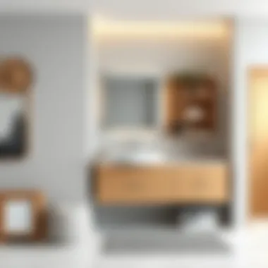 Elegant bathroom lower cabinet design