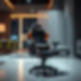 A stylish gaming chair in a modern setting