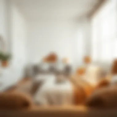 Cozy ambiance of a white wooden bedroom with decorative elements