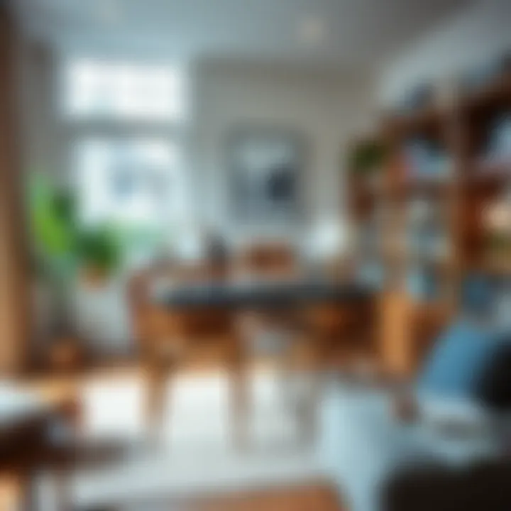 Cozy home office with a book-laden shared desk