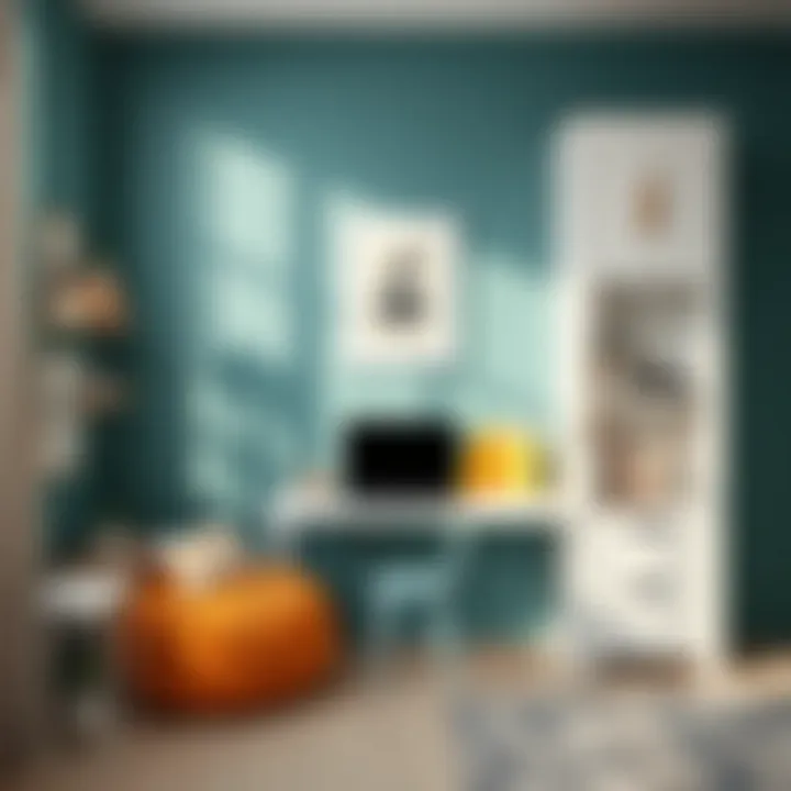 Creative decoration ideas for children's study space