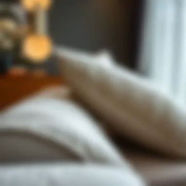 Close-up view of the fabric texture on a divan sofa bed