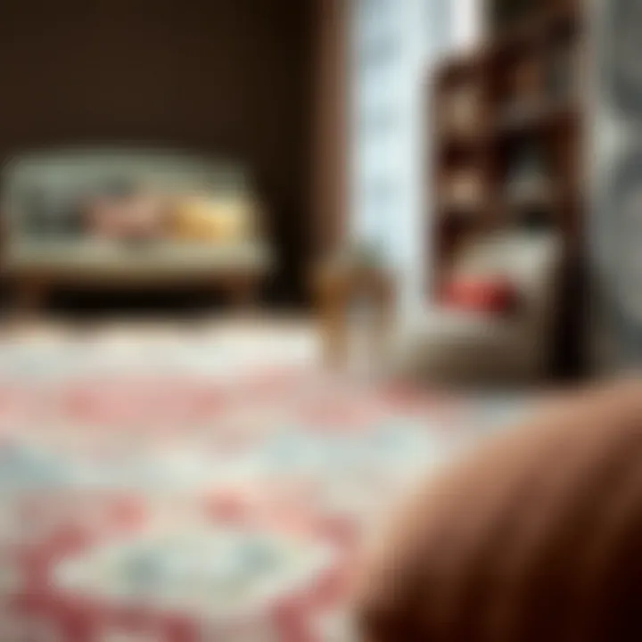 A variety of carpet designs showcasing material diversity