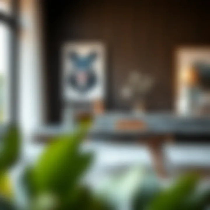 Stylish four-legged coffee table showcasing versatility in design