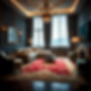 Elegant room decor featuring carpets as focal points