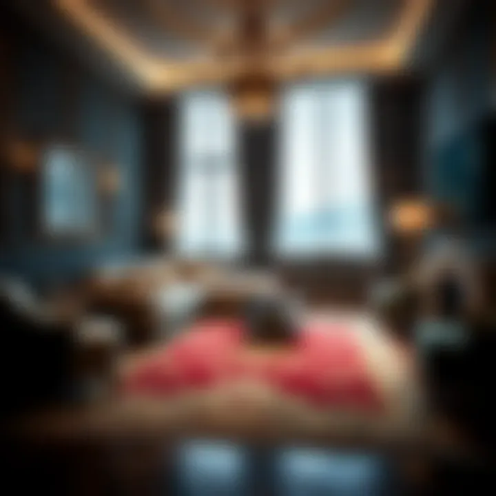 Elegant room decor featuring carpets as focal points