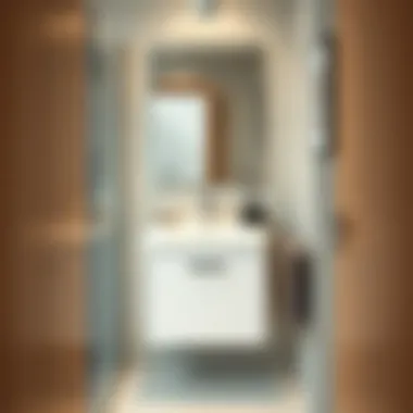 Elegant small space with a 50 cm sink