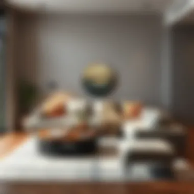 An artistic representation of a cozy living space inside a home