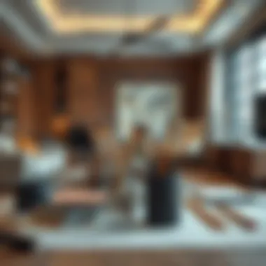 Essential drawing materials for creating home illustrations