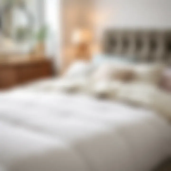 Detailed care instructions for maintaining fiber duvets