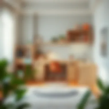 Functional children's study area with storage solutions