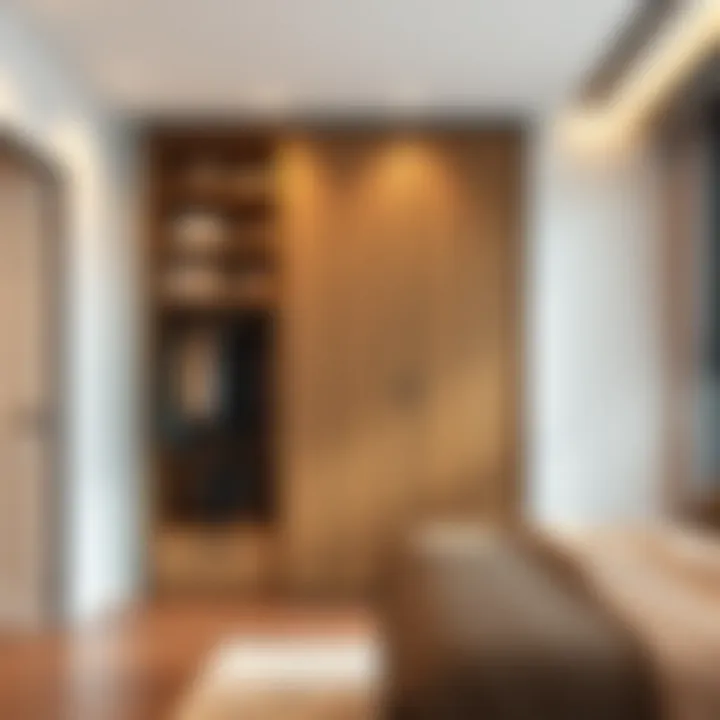 Modern built-in wardrobe design