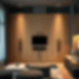 Elegant built-in wardrobe design showcasing modern aesthetics