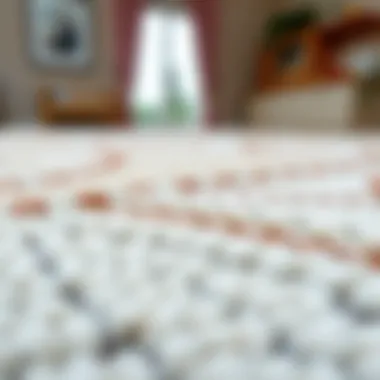 Close-up of a high-quality wool rug texture