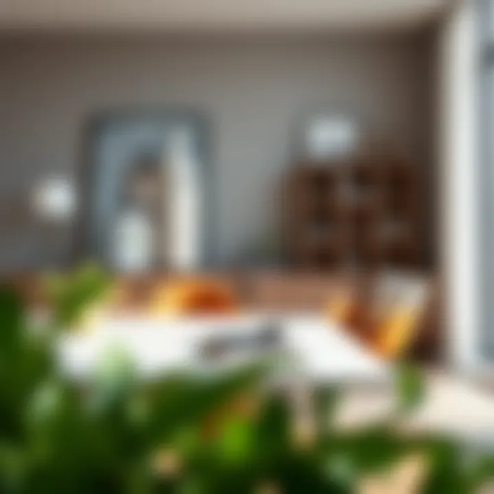 Minimalistic workspace with rich textures