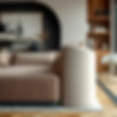 Innovative material choices in sleek furniture design