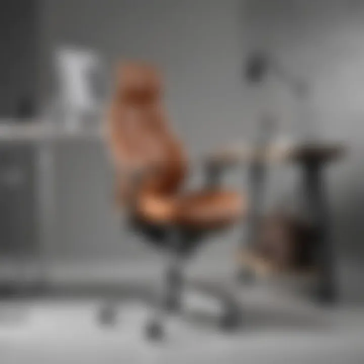 Ergonomic office chair highlighting comfort and support