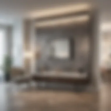 Modern Interior Design Interior design featuring a modern display box