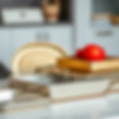 Aesthetic Arrangement of Quality Metal Trays High-quality metal trays arranged aesthetically