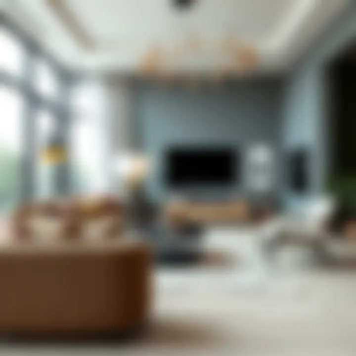 Chic interior showcasing a balance of aesthetic and functionality