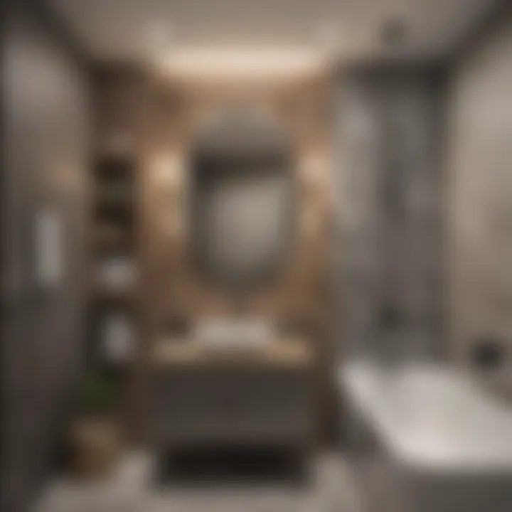 Creating a personalized atmosphere in limited bathroom spaces.