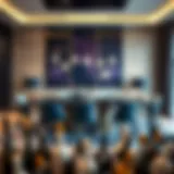 Modern dining room set featuring sleek lines and contemporary colors