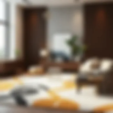 Stylish carpet designs arranged for a design inspiration layout.