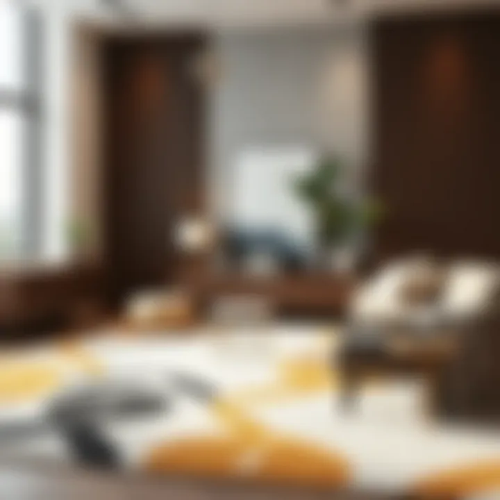 Stylish carpet designs arranged for a design inspiration layout.