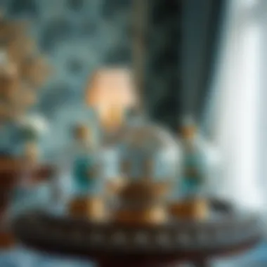 Traditional glass ornaments showcasing intricate designs