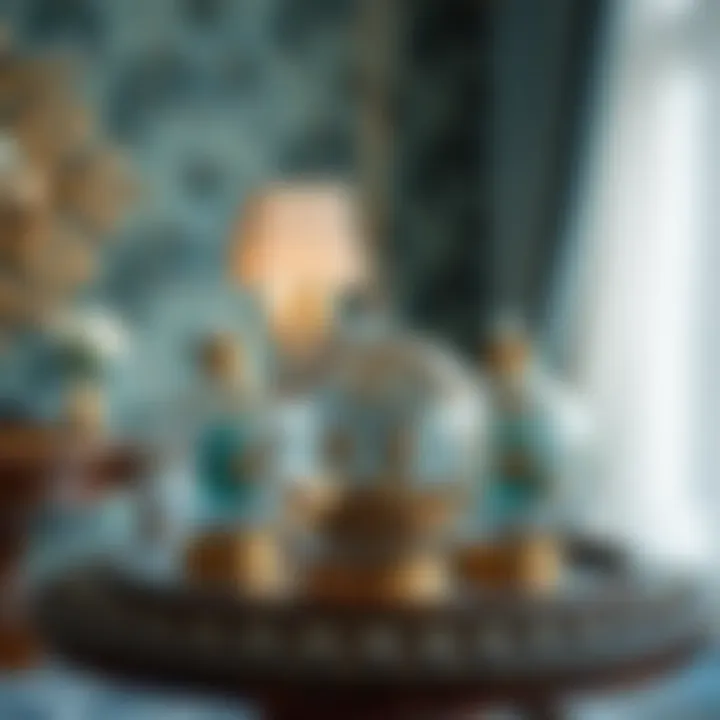 Traditional glass ornaments showcasing intricate designs