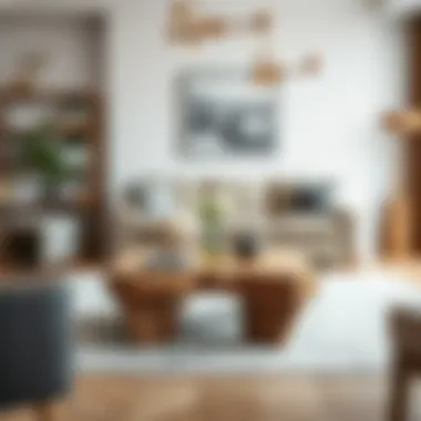 Variety of oak coffee tables showcasing different styles